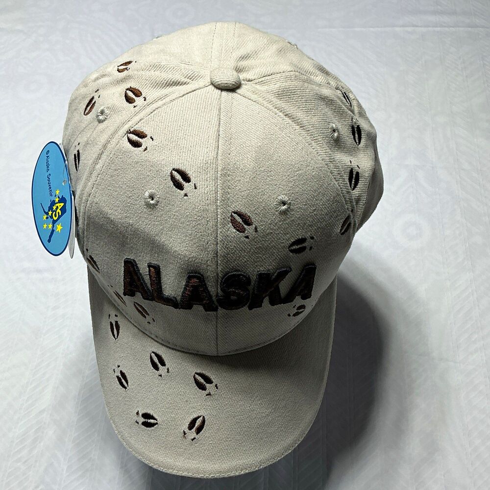 Alaska Souvenir Baseball Cap Hat State Travel Collectible Headwear
